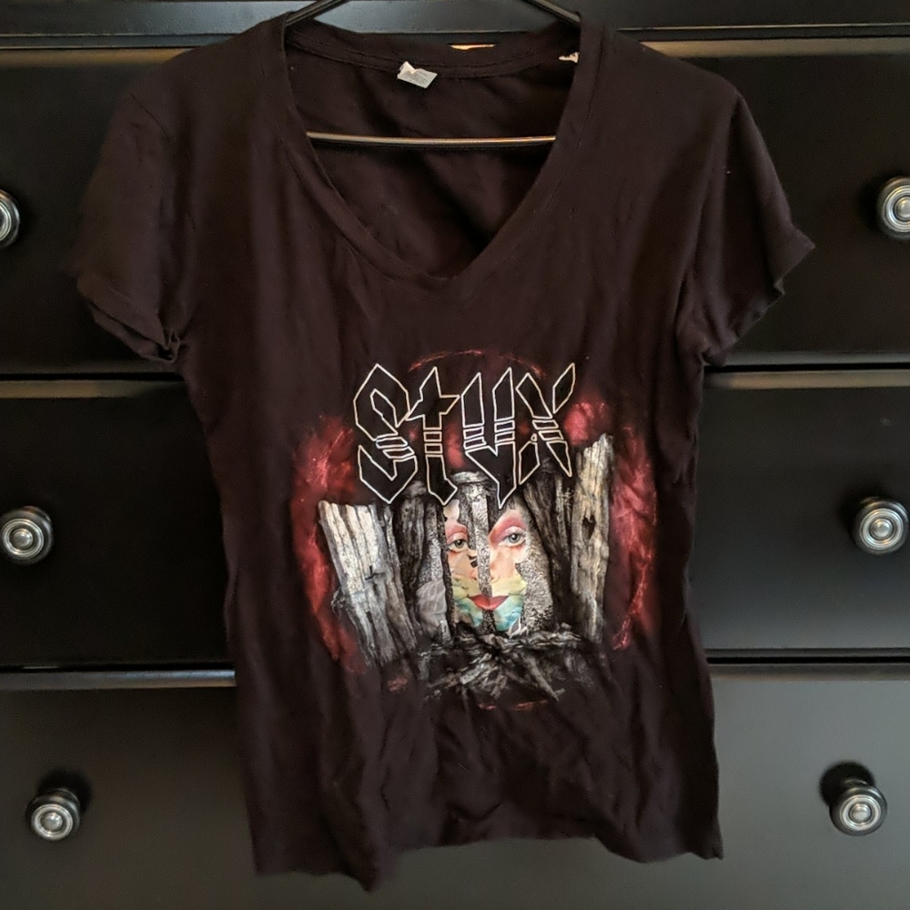 STYX concert v-neck t-shirt